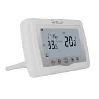 Termostato Intelligente per Caldaia a Gas Tellur, Wi-Fi, Schermo LCD 3.7 pollici, Controllo tramite App