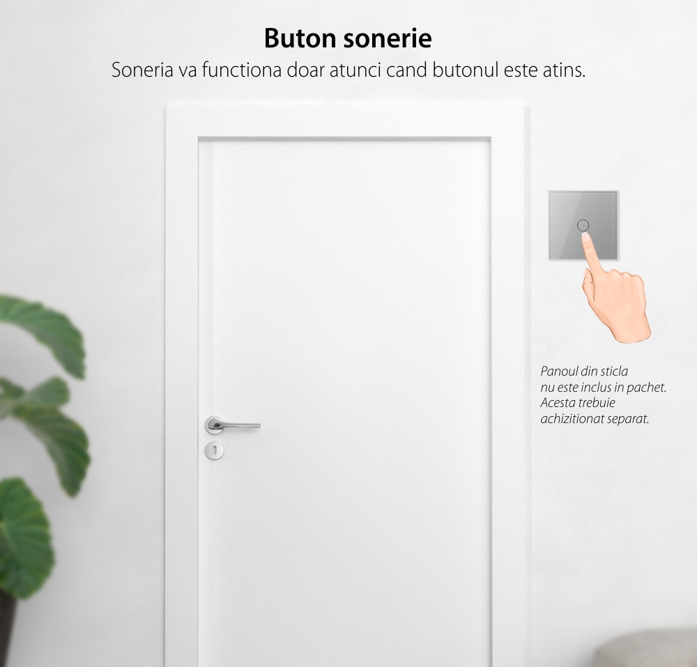 Modulo Pulsante Campanello Touch LIVOLO – Nuova Serie