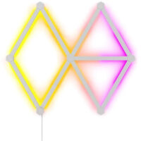 Kit 9 pannelli luminosi Nanoleaf Lines Starter Kit, Wi-Fi, Sensore musicale, Controllo vocale