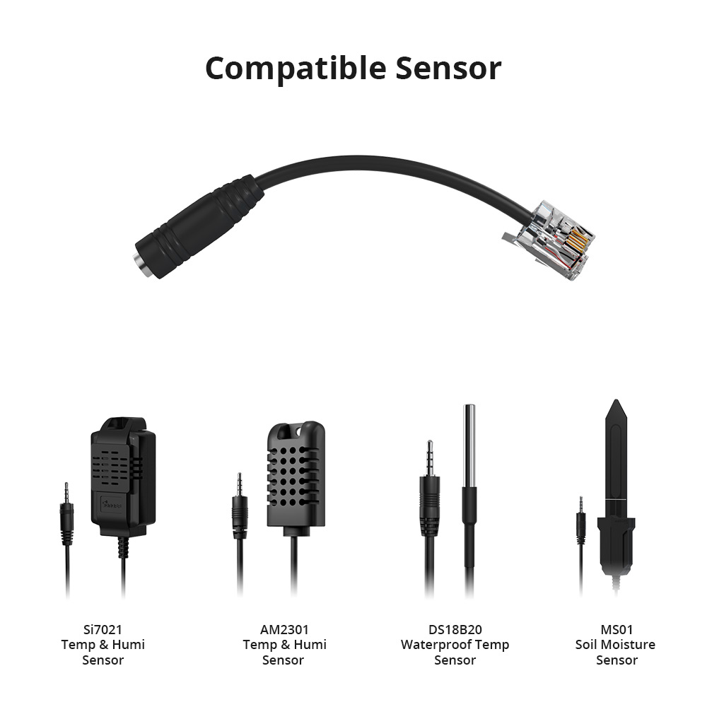 Adattatore Sonoff AL010 2,5 mm da Audio Jack a RJ9