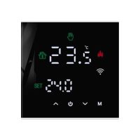 Termostato Wi-Fi per riscaldamento a gas BeOk TGW60-WIFI-WPB colore nero