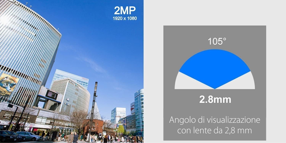 Telecamera di sorveglianza Besnt DOME BS-IP59G, 5.0 MP, IR, Visione notturna