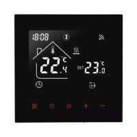Termostato Wi-Fi per riscaldamento a gas BeOk TDR89-WIFI-WPB colore nero