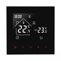 Termostato per il riscaldamento a gas BeOk TDR89-WPB colore nero