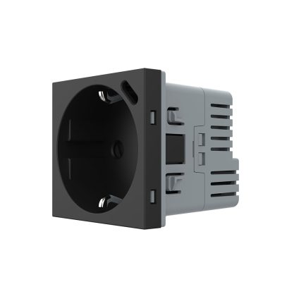 Modulo Presa Schuko + USB-C LIVOLO – Nuova Serie colore nero