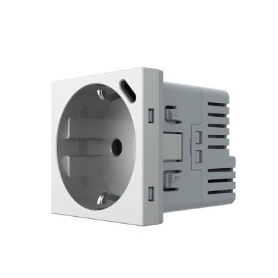 Modulo Presa Schuko + USB-C LIVOLO – Nuova Serie colore griggio