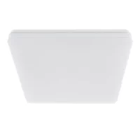 Lampadario intelligente LED RGB Tellur, Controllo vocale, 24W, Wi-Fi, 33 cm, Forma quadrata