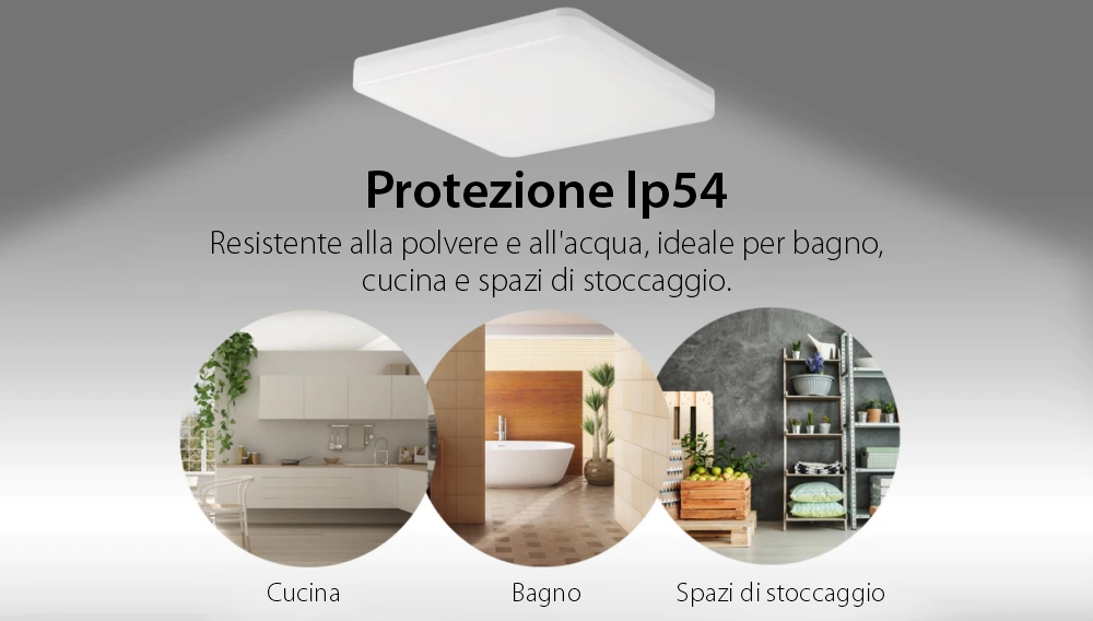 Lampadario intelligente LED RGB Tellur, Controllo vocale, 24W, Wi-Fi, 33 cm, Forma quadrata