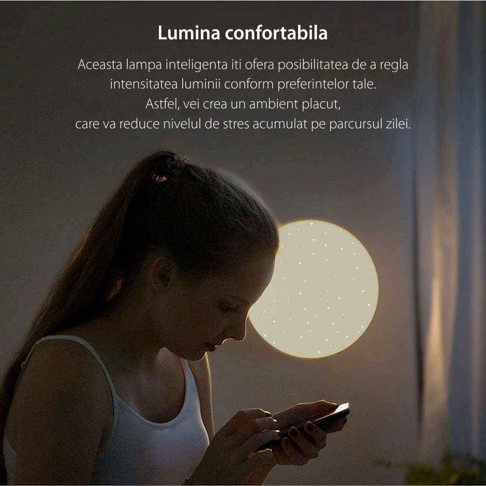 Lampadario da soffitto LED Yeelight Galaxy YLXD16YL, Wireless, Superficie illuminata 20 m², 2200 Lm