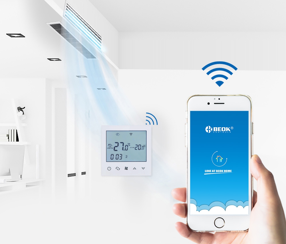 Termostato per aria condizionata Beok TDS21WIFI-AC4, Programmazione, Controllo tramite applicazione