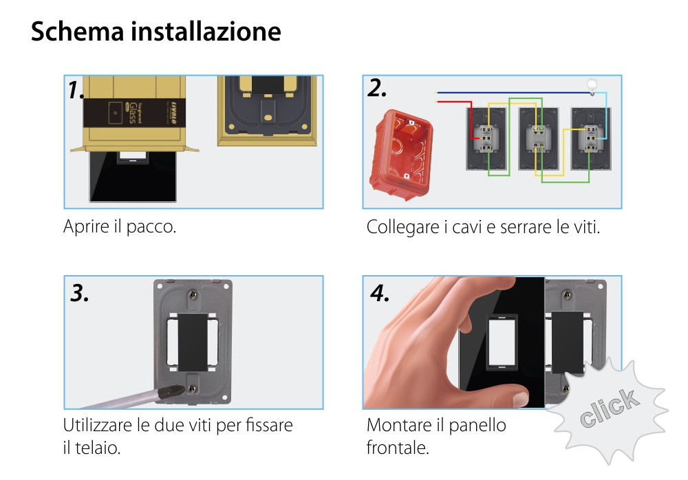 Modulo Invertitore meccanico LIVOLO 1M