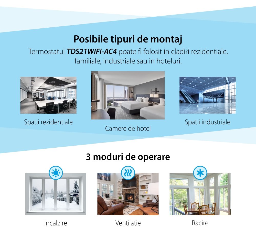 Termostato per aria condizionata Beok TDS21WIFI-AC4, Programmazione, Controllo tramite applicazione