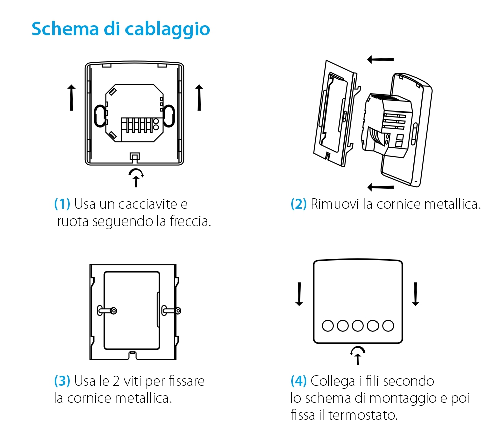 Termostato per riscaldamento termico a gas Beok TGR85-WIFI-WPB, Programmazione, Controllo tramite applicazione