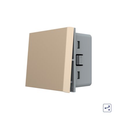 Modulo interruttore invertitore meccanico, 2M – Nuova serie colore dorato