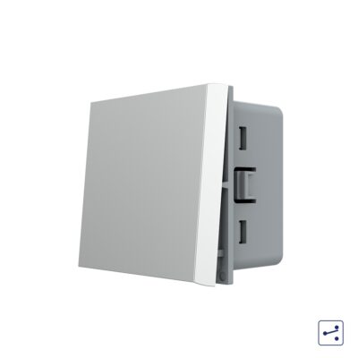 Modulo interruttore invertitore meccanico, 2M – Nuova serie colore griggio