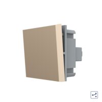 Modulo interruttore meccanico semplice e deviatore LIVOLO colore dorato