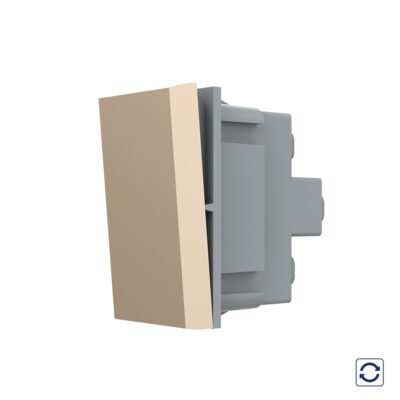 Modulo Pulsante (Reset) Meccanico 1M LIVOLO – Nuova Serie colore dorato