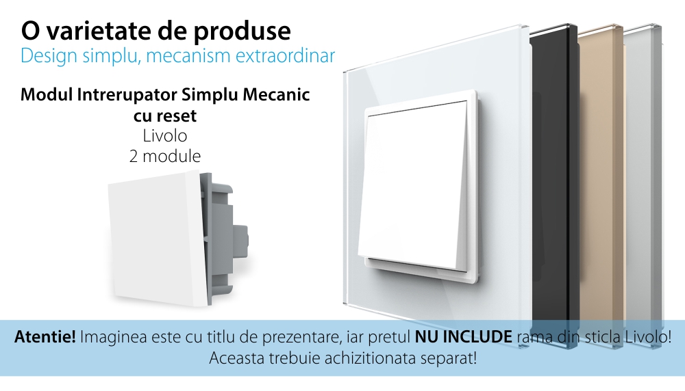 Modulo Pulsante (Reset) Meccanico 2M LIVOLO – Nuova Serie
