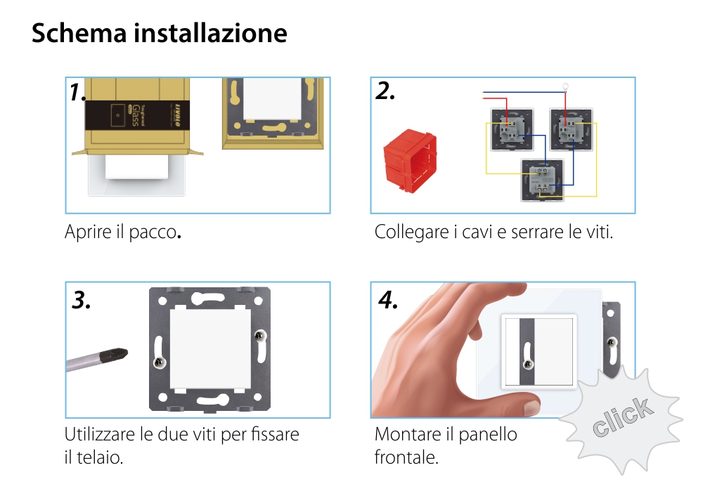Modulo invertitore meccanico, 2M – Nuova serie