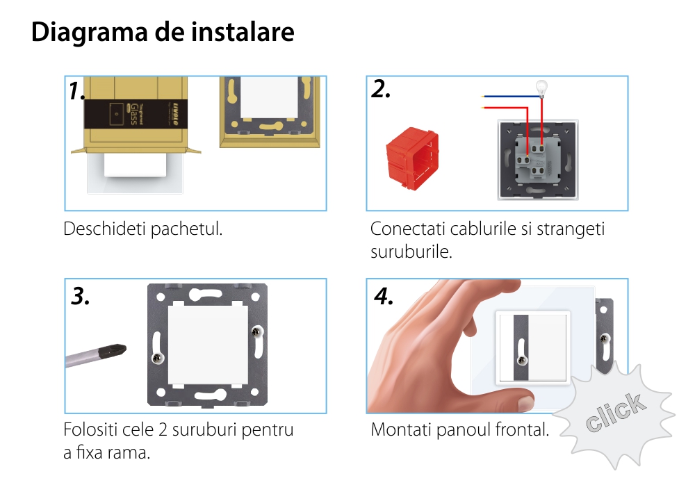 Modulo Pulsante (Reset) Meccanico 2M LIVOLO – Nuova Serie