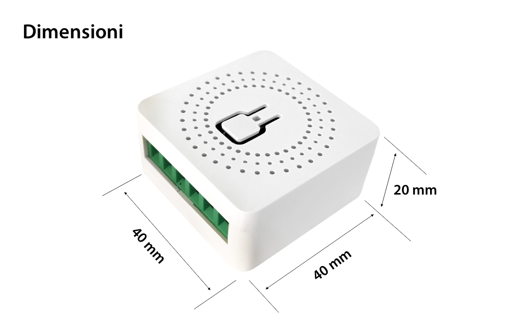 Relè singolo LUXION Mini Smart, 1 ingresso, 1 uscita