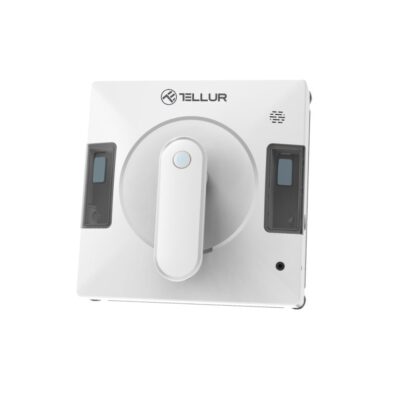 Robot smart per la pulizia delle finestre Tellur RWC02, Potenza 72W, Batteria 500 mAh, 3 modalità, Bianco