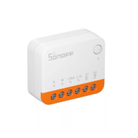 Relè intelligente Wi-Fi Sonoff Mini R4, 10A, 2300W, programmazioni, controllo tramite applicazione