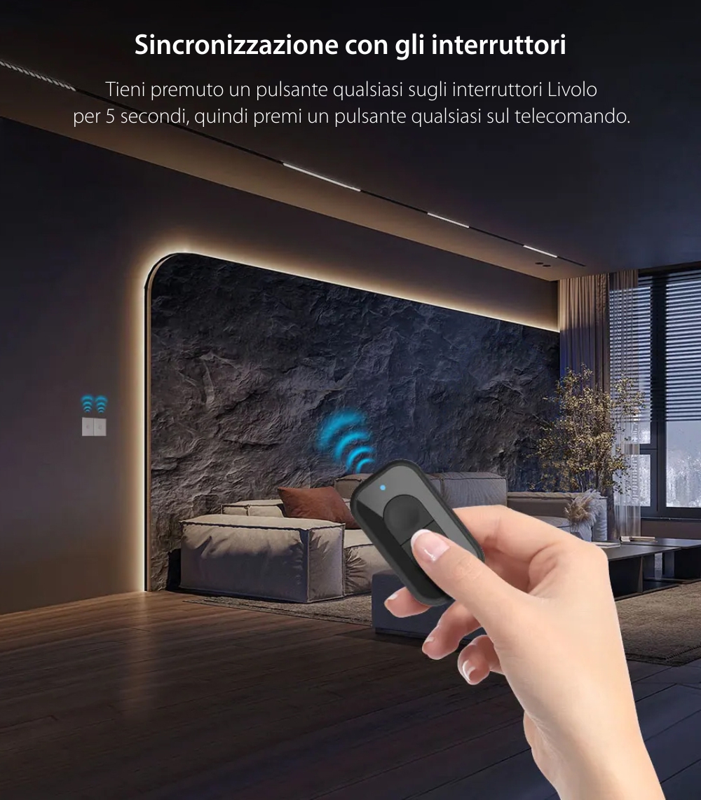 Telecomando LIVOLO con Protocollo Zigbee EC