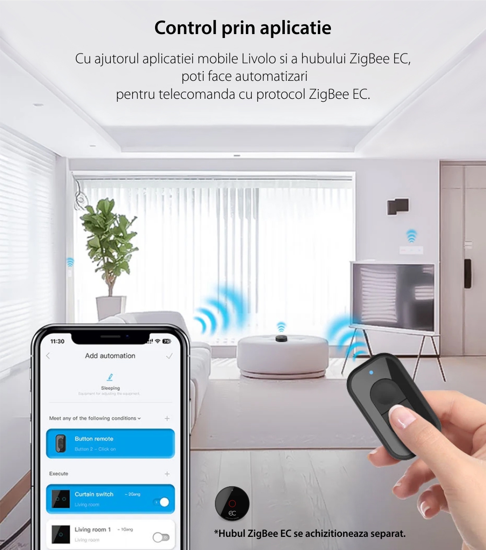 Telecomando LIVOLO con Protocollo Zigbee EC
