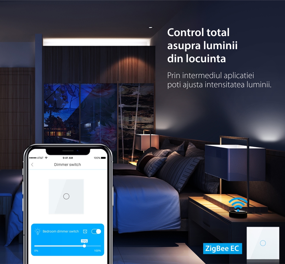 Hub LIVOLO con protocollo ZigBee EC, controllo applicazione e Wi-Fi