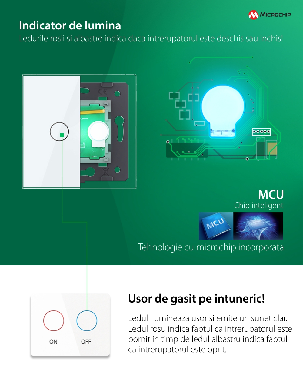 Modulo Interruttore Doppio Touch LIVOLO – Protocollo ZigBee EC