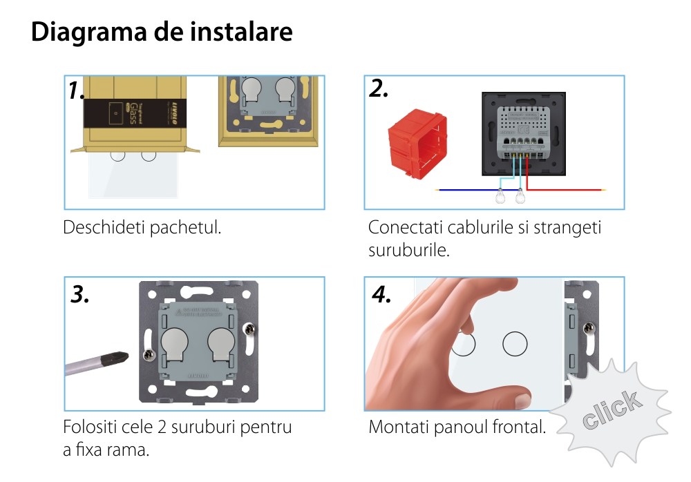 Modulo Interruttore Doppio Touch LIVOLO – Protocollo ZigBee EC