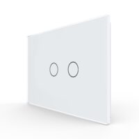 Pannello Interruttore Doppio Touch LIVOLO in Vetro, Standard Italiano
