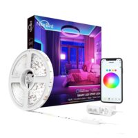 Kit Striscia LED Smart NiteBird SL3, Wi-Fi, 2 x 5 Metri, Controllo tramite app, Sensore musicale