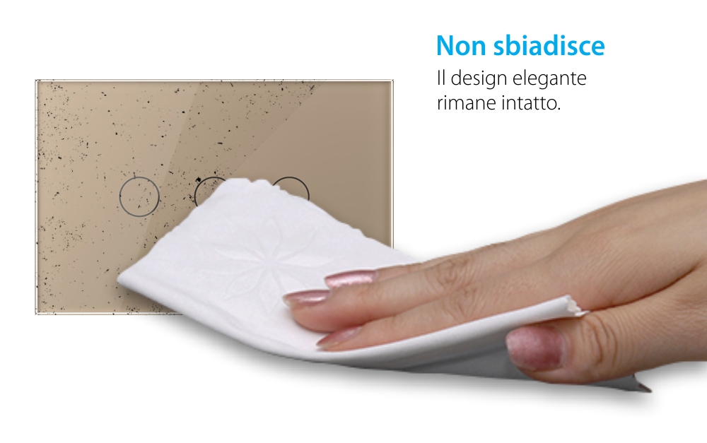 Triplo deviatore / invertitore LIVOLO Touch, Standard Italiano – protocollo ZigBee EC