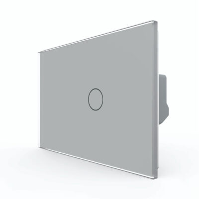 Interruttore touch LIVOLO in vetro, standard italiano – Nuova serie colore griggio