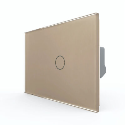 Interruttore touch LIVOLO in vetro, standard italiano – Nuova serie colore dorato