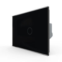Interruttore touch LIVOLO in vetro, standard italiano – Nuova serie colore nero