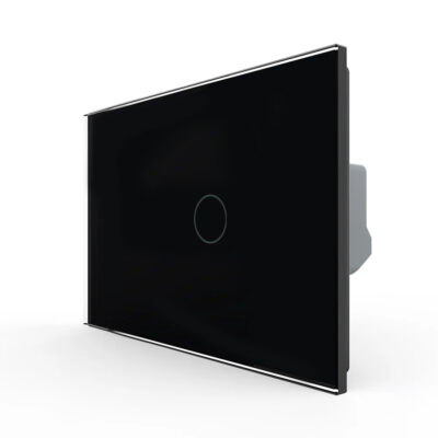 Interruttore touch LIVOLO in vetro, standard italiano – Nuova serie colore nero