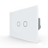 Interruttore doppio touch LIVOLO in vetro – Standard italiano