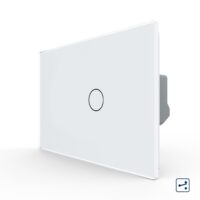 Interruttore deviatore / invertitore touch LIVOLO in vetro, standard italiano
