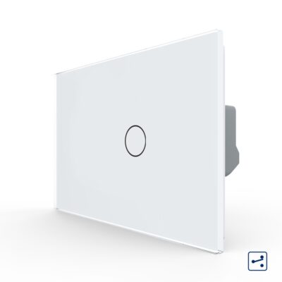 Interruttore deviatore / invertitore touch LIVOLO in vetro, standard italiano
