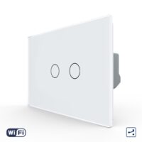 Interuttorre doppio deviatore / invertitore WIFI touch LIVOLO, standard italiano – Nuova Serie