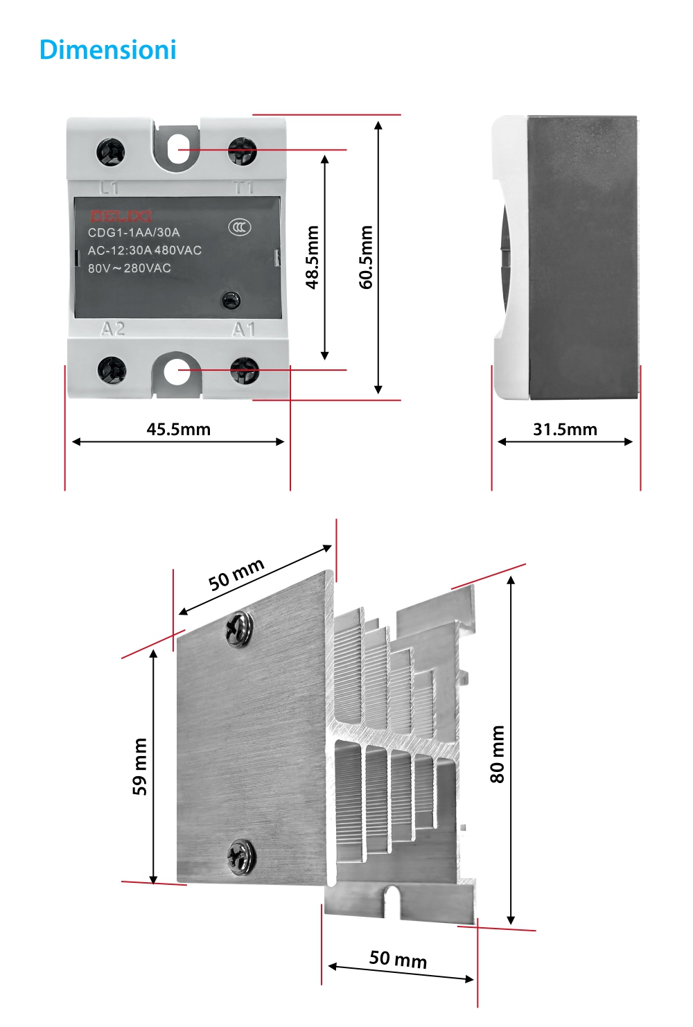 Relè con sensore per termostato LIVOLO