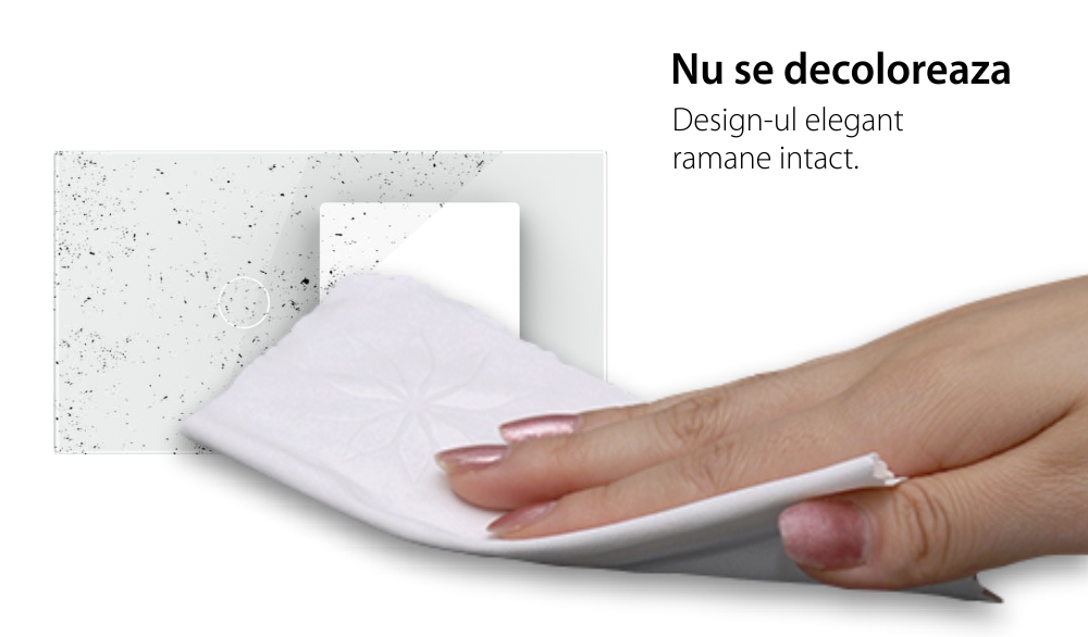 Pannello Interruttore Semplice con Presa LIVOLO in Vetro, Standard Italiano – 4M
