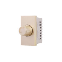 Modulo Interruttore Meccanico con Dimmer 1M LUXION, Standard Italiano colore dorato