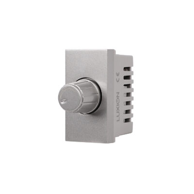 Modulo Interruttore Meccanico con Dimmer 1M LUXION, Standard Italiano colore griggio