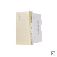 Modulo Interruttore Deviatore Semplice Meccanico 1M LUXION, Standard Italiano colore dorato