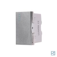 Modulo Interruttore Deviatore Semplice Meccanico 1M LUXION, Standard Italiano colore griggio