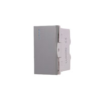 Modulo Interruttore Semplice Meccanico 1M LUXION, Standard Italiano colore griggio